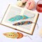 6 Pcs Diamond Painting Bookmarks Kits DIY 5d Feather Bookmark Rhinestone DIY Bookmarks Crystal Diamond Art Acrylic for Adult Arts Supply Crafts Gifts